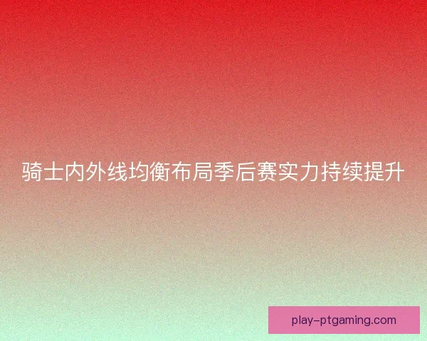 骑士内外线均衡布局季后赛实力持续提升